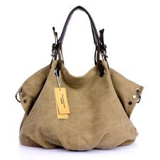 Mujeres Lona Bolsos Mensajeros Bolso de Hombro Moda Informal Bolso de Mano Gran Capacidad, usado segunda mano  Embacar hacia Mexico