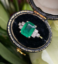 Art deco emerald for sale  UK