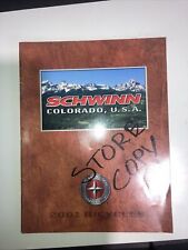 Schwinn 2001 catalog for sale  Fleming Island