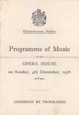 Glyndebourne opera 1938 for sale  LONDON