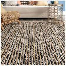 Alfombra 100% yute algodón hecha a mano alfombra de área reversible vida moderna alfombras de corredor, usado segunda mano  Embacar hacia Argentina