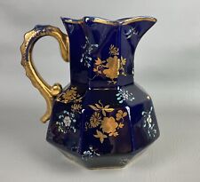 MASONS IRONSTONE Cobalt/Gold HYDRA JUG PITCHER Gold Snake Handle for sale  Shipping to South Africa
