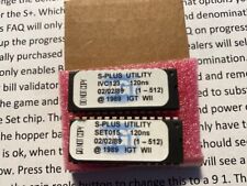 IGT S+ S-Plus Ram Bill Validador Set chip y ram chip transparente ¡original OEM! segunda mano  Embacar hacia Argentina