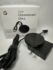 Google Chromecast Ultra 4K Wi-Fi Media Streamer NC2-6A5-D w/ Box for sale  Shipping to South Africa