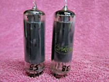 2pcs 6AQ5 STRONG Dark Gray Glass Sylvania Tubes 6AQ5A 6HG5 6005 EL90 6095 for sale  Shipping to South Africa