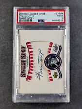 2001 Upper Deck Sweet Spot WILLIE MAYS assinaturas automáticas de beisebol PSA 9 Estado perfeito comprar usado  Enviando para Brazil