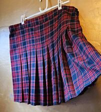 Red tartan pleated for sale  HALSTEAD