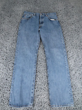 Jeans masculino Levi's 31 x 31* azul algodão denim 501 XX botão mosca perna reta desbotada comprar usado  Enviando para Brazil
