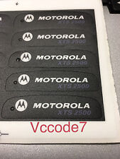 Etiqueta de placa de identificación frontal para Motorola XTS2500  segunda mano  Embacar hacia Mexico