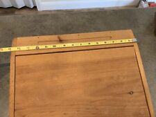 Vtg Wooden Counter Desk Lift Up Lid Storage Creation Date Unknown Solid for sale  Shipping to South Africa