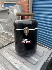 Usado, Refrigerador vintage redondo Dr Pepper metal preto forro de isopor cabo de madeira RARO comprar usado  Enviando para Brazil