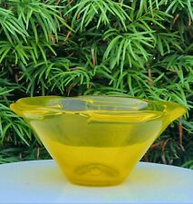 Vintage Blenko 1958-1961 Sandblast SIGNED Jonquil Glass Bowl Wayne Husted for sale  Shipping to South Africa