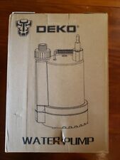 Bomba submersível DEKO 1/3 HP 2450 GPH piscina de água limpa/suja comprar usado  Enviando para Brazil