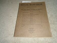 1917 research state for sale  Alfred