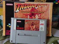 Super Nintendo SNES - Indiana Jones - Greatest Adventures - EUR- Box CUSTOM , usado comprar usado  Enviando para Brazil