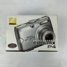 Cámara digital Nikon COOLPIX P4 VR 8,1 MP 3,5x cargador estuche zoom óptico *Probado segunda mano  Embacar hacia Argentina