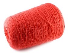 Cone YARN HERMOSO bright red Lineapiu Italia 60% cotton 160m/50g € 2/100g til salg  Sendes til Denmark