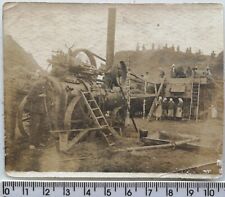 Foto antiga de 1900 Lokomobile motor trator a vapor máquinas agrícolas Rússia comprar usado  Enviando para Brazil
