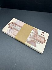 100 X Bank Of Canada $2 - Bird Series - UNC, Consecutive Bundle na sprzedaż  Wysyłka do Poland