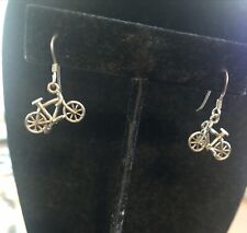 925 silver bicycle earings for sale  Belleview