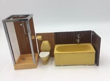 Used, Vintage Lundby Dolls House Bathroom Suite (no sink) for sale  Shipping to South Africa