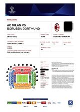 Biglietto milan borussia usato  Nova Milanese