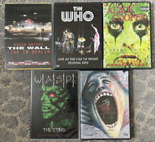 Lote de 5 DVDs de Música -The Wall, The Who, Alice Cooper, WASP, Pink Floyd The Wall comprar usado  Enviando para Brazil