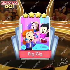 1x Adesivo Big Gig Monopoly GO 4 Estrelas (ENVIO INSTANTÂNEO) comprar usado  Brasil 