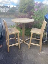 hardwood patio table for sale  DUDLEY