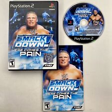 WWE Smackdown Here Comes the Pain PlayStation 2 2003 PS2 CIB Complete Tested, used for sale  Shipping to South Africa