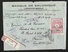 TURQUIA IMPÉRIO OTOMANO 1921 CAPA REGISTRADA SAMSOUN ISTAMBUL CONSTANTINOPLE comprar usado  Enviando para Brazil