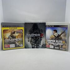 Sniper Ghost Warrior & 2 Steelbook & Sniper Elite 3 PS3 PlayStation 3 postagem gratuita comprar usado  Enviando para Brazil