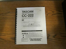 Owners manual operating for Tascam cd reel cassette by model BIN *1 of 2* for sale  Shipping to Canada