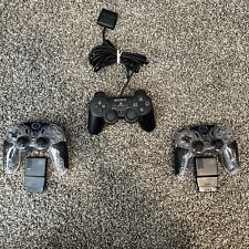Official Ps2 Dualshock 2 PS2 Controller & 2 Chameleon Wireless W/Dongle for sale  Shipping to South Africa