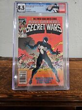 Marvel Super Heroes Secret Wars #8 CGC 8.5, BANCA DE JORNAL RARA, Terno Origem do VENOM comprar usado  Enviando para Brazil