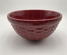 Longaberger Paprika Woven Reflections Bowl 9” Mixing Serving New No Box B1 for sale  Shipping to South Africa