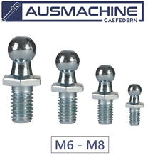 Ball Bolt Ball Head M6 M8 Ball Pins - 12mm 20mm Thread for Gas Pressure Spring for sale  Shipping to South Africa