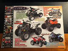 Used, Genuine AEON Motorcycle Range Sales Brochure Cobra Revo Roadster Minikolt (123) for sale  Shipping to South Africa
