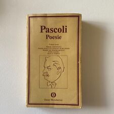 Pascoli poesie volume usato  Roma