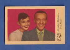 1962 Dutch Gum Star Bilder A #42 Audrey Hepburn - Fred Astaire comprar usado  Enviando para Brazil