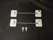 cabinet drawer Refrigerator Cable Lock 2 PCs White Key Lock  Baby Proof Child, used for sale  Shipping to South Africa