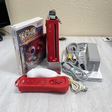 Nintendo Wii Red Console 25th Anniversary Super Mario Bros Bundle W/Accessories for sale  Shipping to South Africa