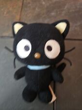 "Juguete de peluche Sanrio Ti CHOCOCAT Hello Kitty negro gato de colección 6" segunda mano  Embacar hacia Mexico