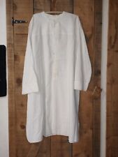 1800 Antiguo Algodón Blanco NOCHE, Camisa de Sueño Ropa De Colección Saco de Harina, Lg, usado segunda mano  Embacar hacia Argentina