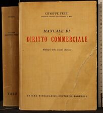 Manuale diritto commerciale. usato  Ariccia