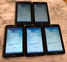LOT OF 5 Samsung Galaxy Tab 3 Lite SM-T110 8GB Wi-Fi, 7" Dark Gray ANDROID 4.2.2 for sale  Shipping to South Africa
