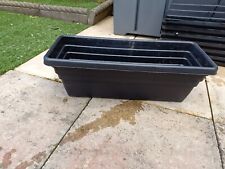 Black rectangular trough for sale  BURNLEY