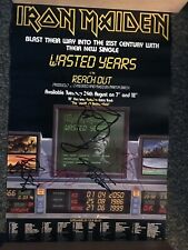 Iron Maiden Signed Wasted Years Poster comprar usado  Enviando para Brazil