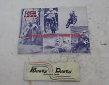Usado, Vintage Original Fantic Motor 125cc Moto Cross Livro Manual de Competição comprar usado  Enviando para Brazil