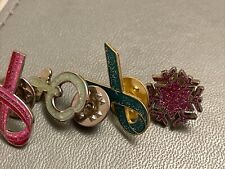 Cancer research pin for sale  DUDLEY